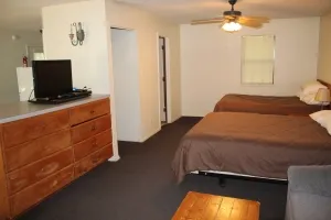 Captain's bed in Admiral's Cabin